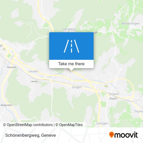Schönenbergweg map