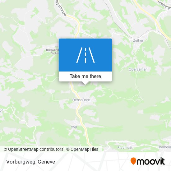 Vorburgweg map