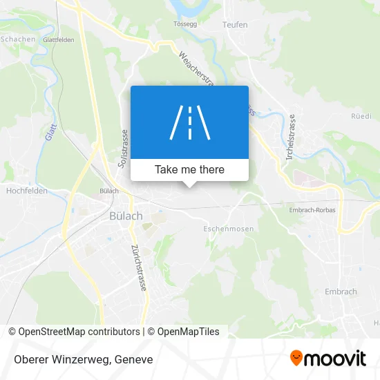 Oberer Winzerweg map