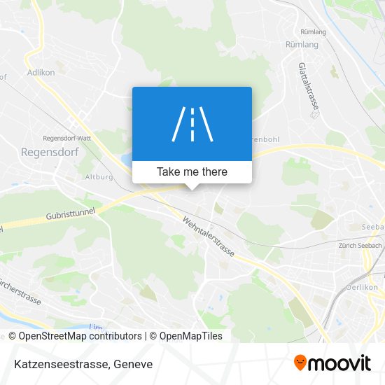 Katzenseestrasse map