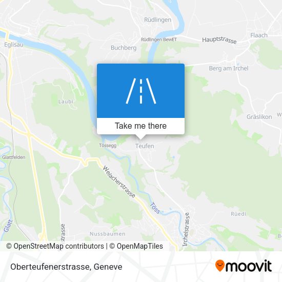 Oberteufenerstrasse map