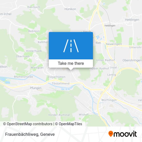 Frauenbächliweg map