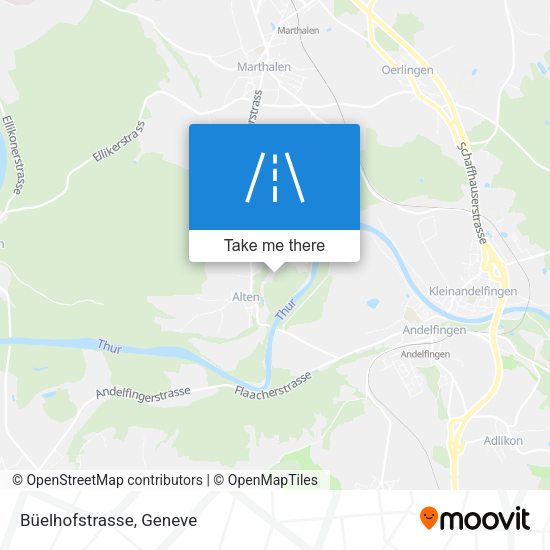 Büelhofstrasse map