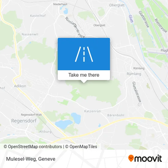 Mulesel-Weg map