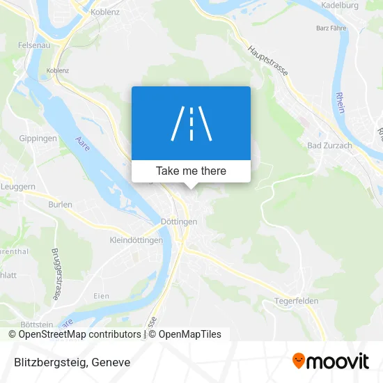 Blitzbergsteig map