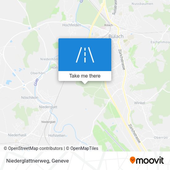 Niederglattnerweg map