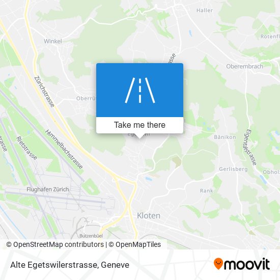 Alte Egetswilerstrasse plan