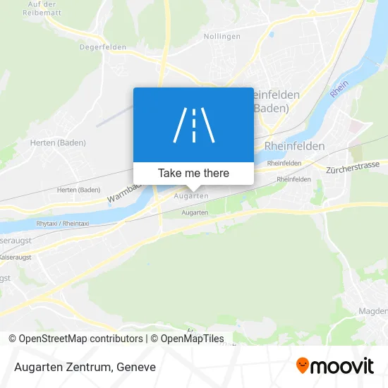 Augarten Zentrum map