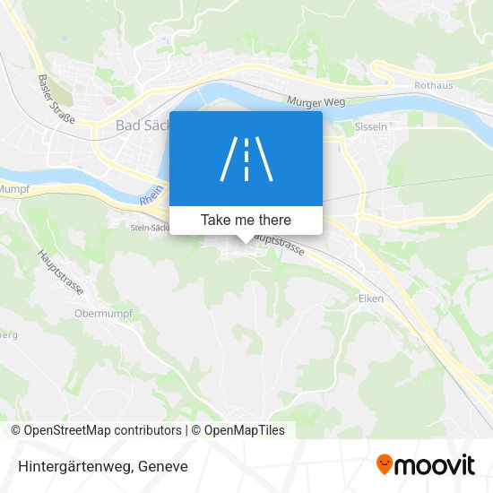 Hintergärtenweg map