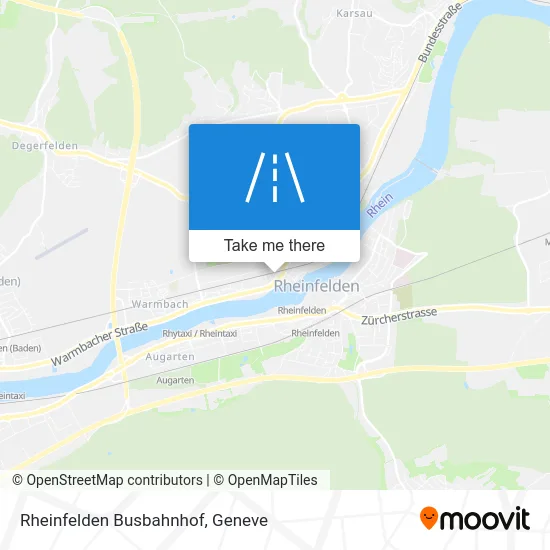 Rheinfelden Busbahnhof map