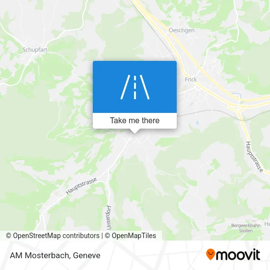 AM Mosterbach map