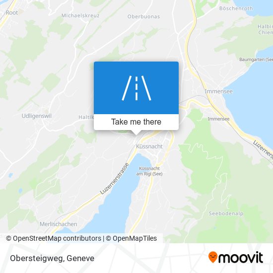 Obersteigweg map
