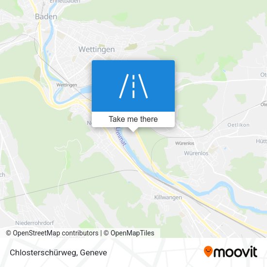 Chlosterschürweg map