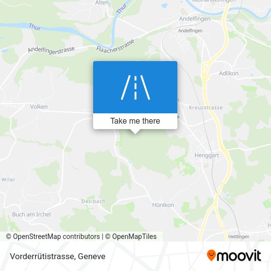 Vorderrütistrasse map