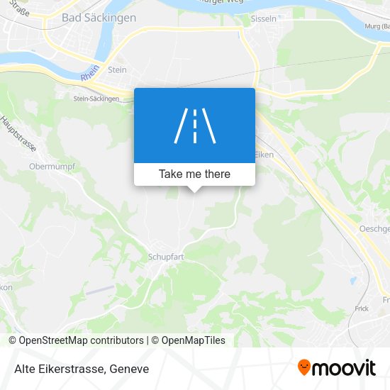 Alte Eikerstrasse map