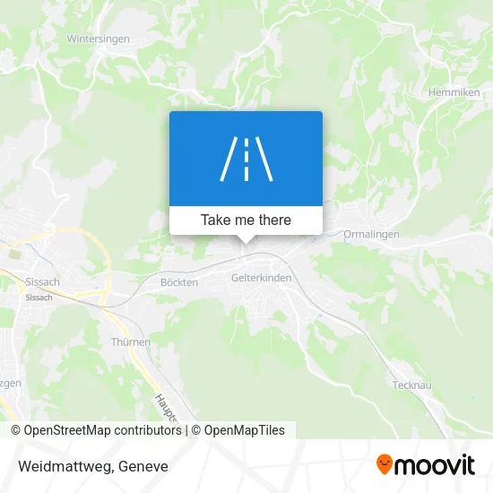 Weidmattweg plan
