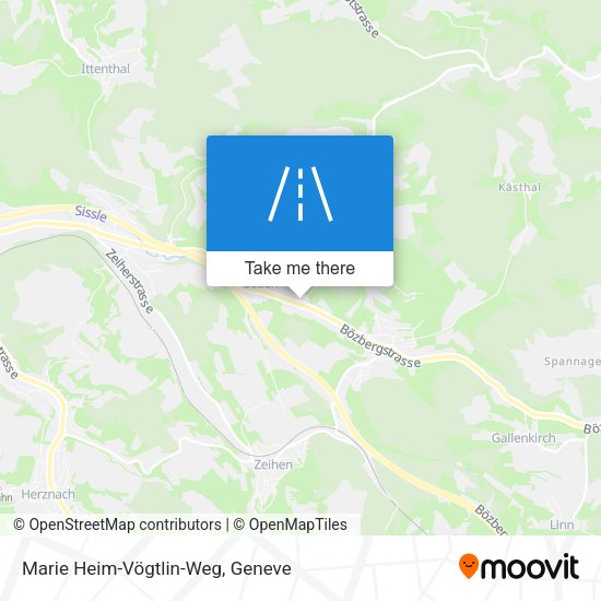 Marie Heim-Vögtlin-Weg map