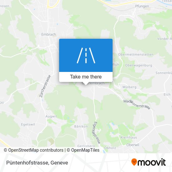 Püntenhofstrasse map