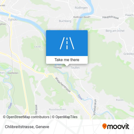 Chlibreitstrasse map