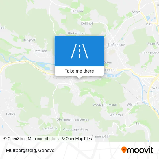 Multbergsteig map