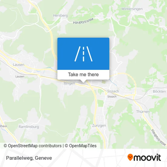 Parallelweg map