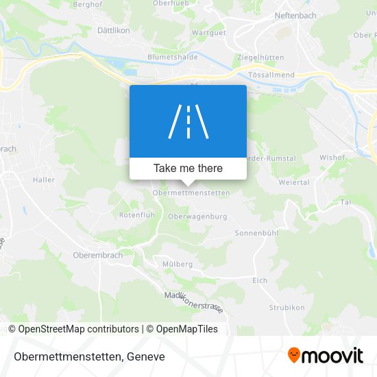 Obermettmenstetten map