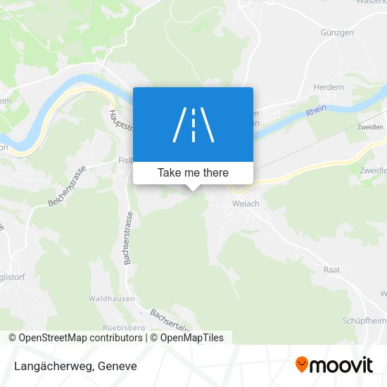 Langächerweg map