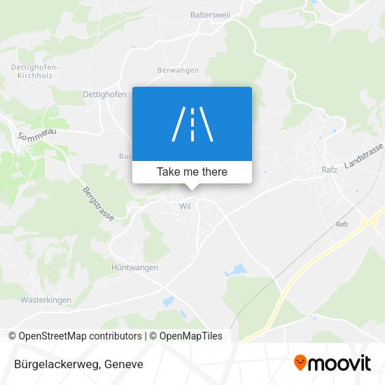 Bürgelackerweg map