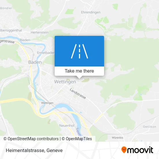 Heimentalstrasse map