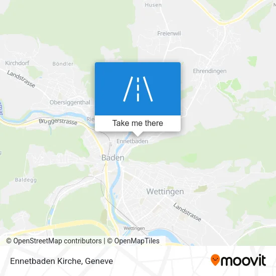 Ennetbaden Kirche map