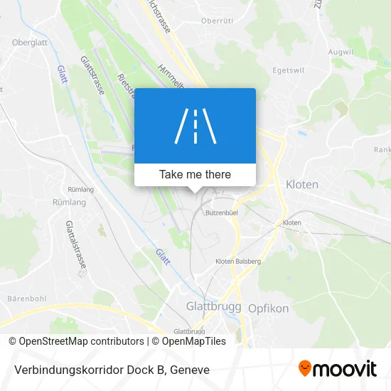 Verbindungskorridor Dock B map