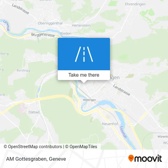 AM Gottesgraben map