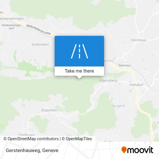 Gerstenhauweg map
