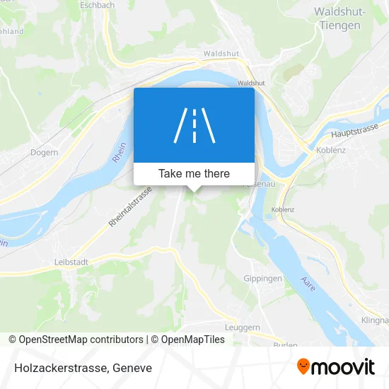 Holzackerstrasse map