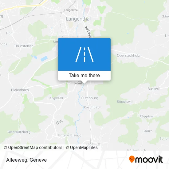 Alleeweg map
