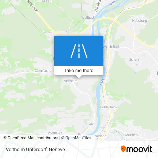 Veltheim Unterdorf map