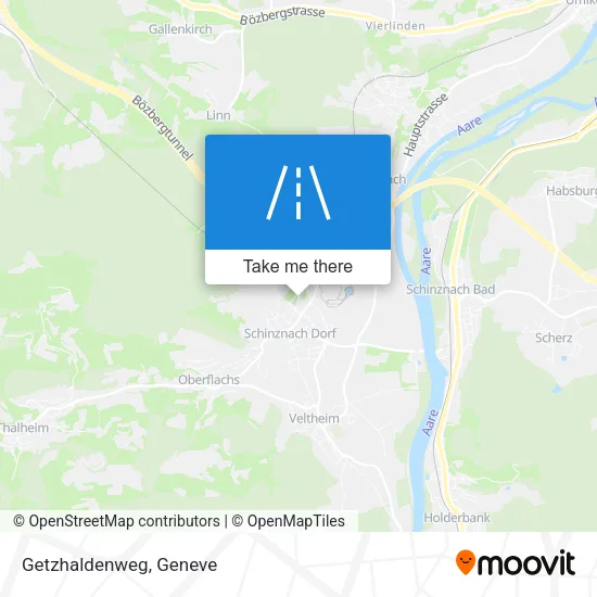 Getzhaldenweg map