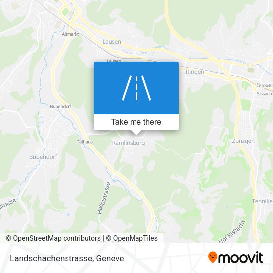 Landschachenstrasse map
