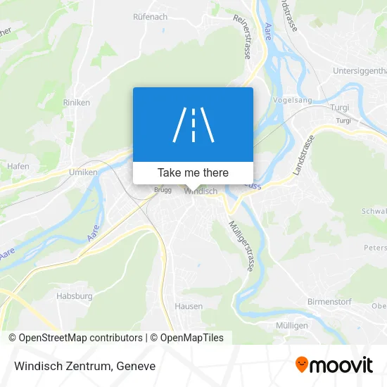 Windisch Zentrum map