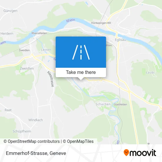 Emmerhof-Strasse map