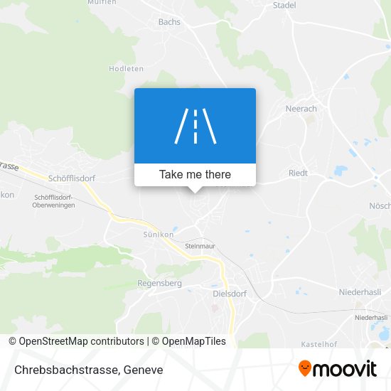 Chrebsbachstrasse map