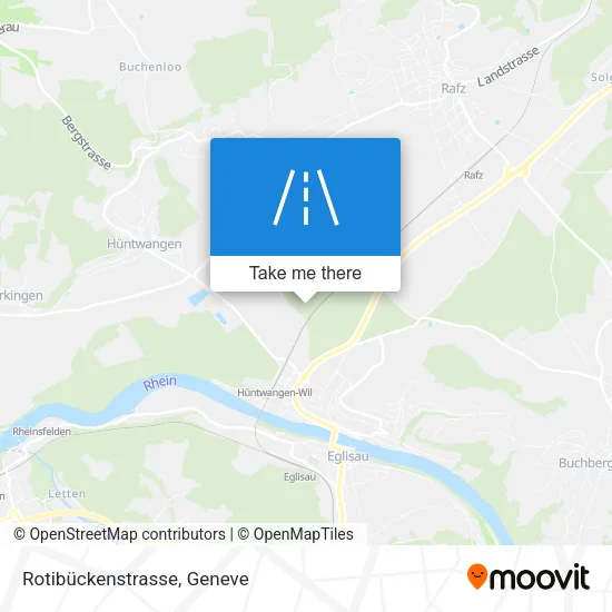 Rotibückenstrasse map