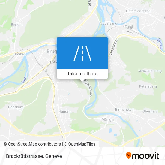 Brackrütistrasse map