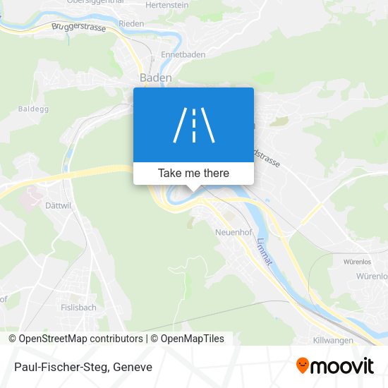 Paul-Fischer-Steg map