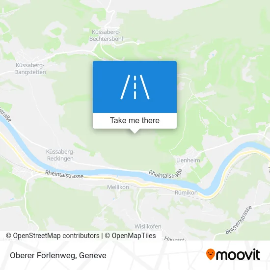 Oberer Forlenweg map