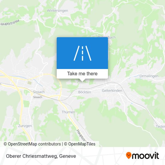 Oberer Chriesmattweg map