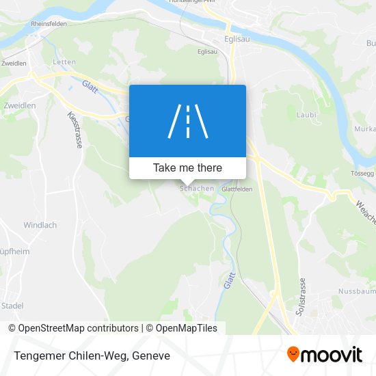 Tengemer Chilen-Weg map
