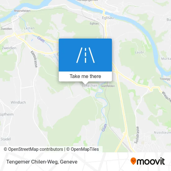 Tengemer Chilen-Weg map