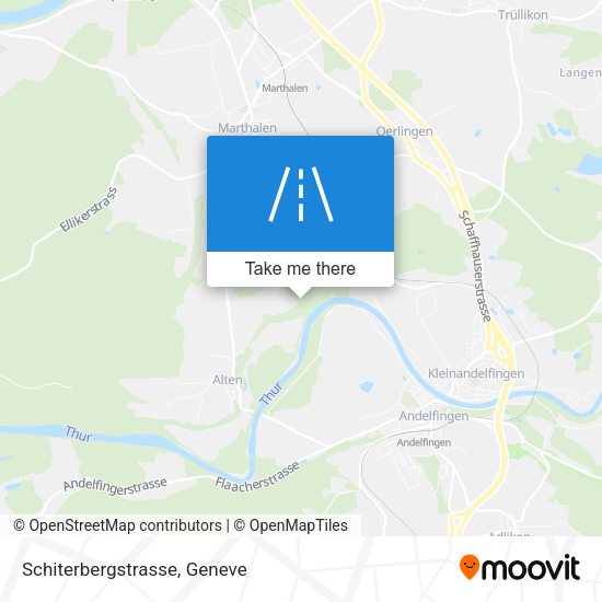 Schiterbergstrasse map