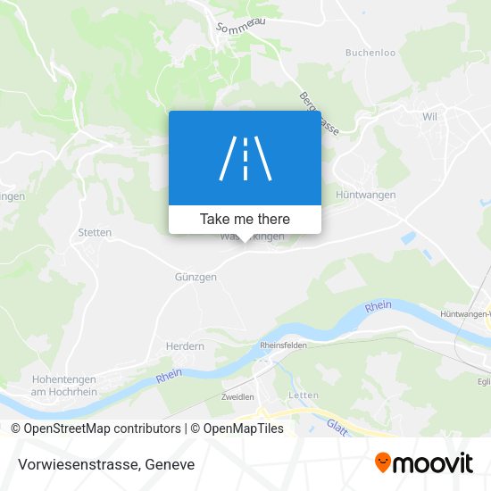 Vorwiesenstrasse map